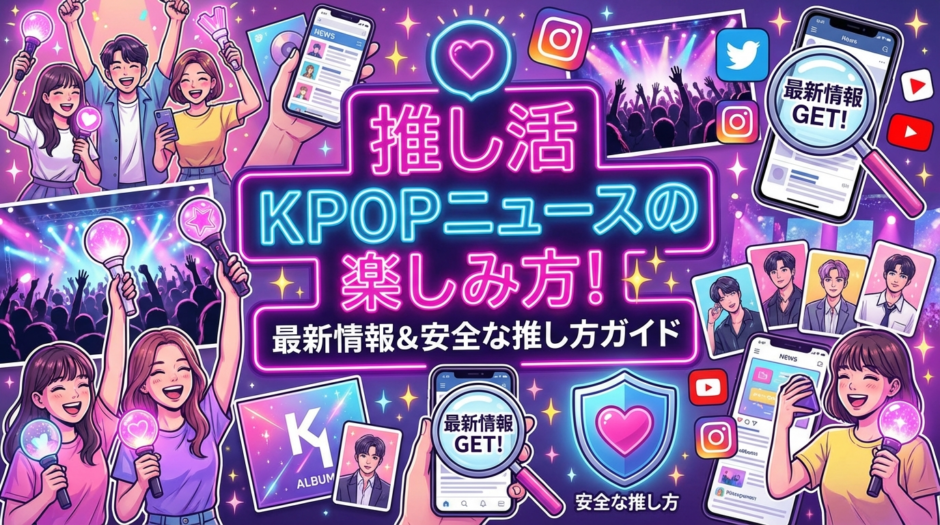 推し活で読むKPOPニュースの楽しみ方とは？最新情報を追いかけるコツと安全な推し方を解説