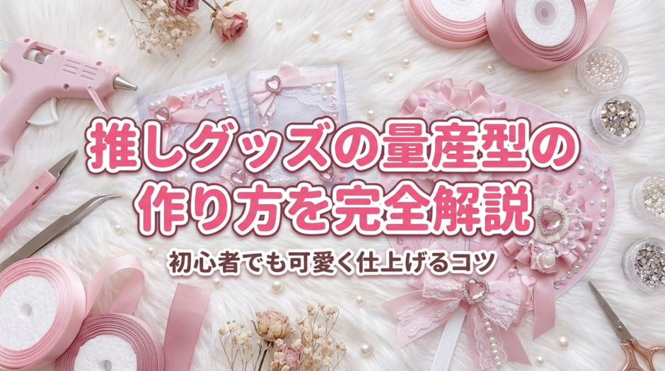 推しグッズの量産型の作り方を完全解説｜初心者でも可愛く仕上げるコツ
