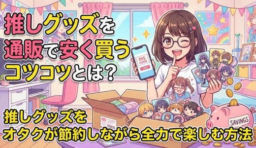 推しグッズを通販で安く買うコツとは？オタクが節約しながら全力で楽しむ方法