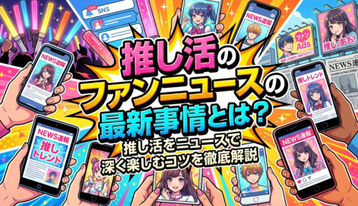 推し活のファンニュースの最新事情とは？推し活をニュースで深く楽しむコツを徹底解説