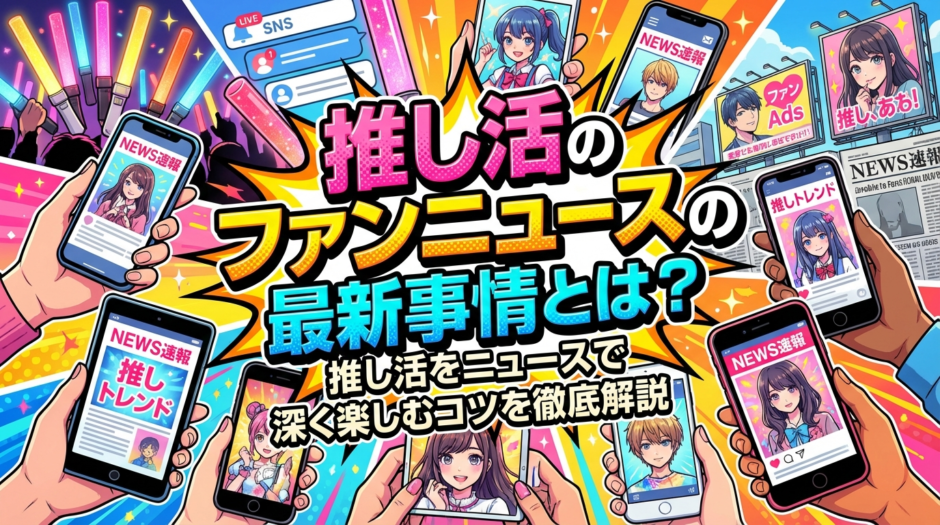 推し活のファンニュースの最新事情とは？推し活をニュースで深く楽しむコツを徹底解説