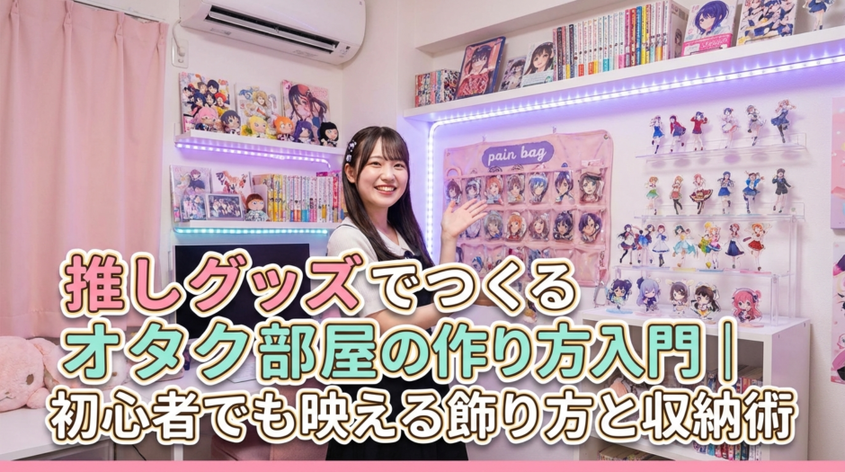 推しグッズでつくるオタク部屋の作り方入門｜初心者でも映える飾り方と収納術