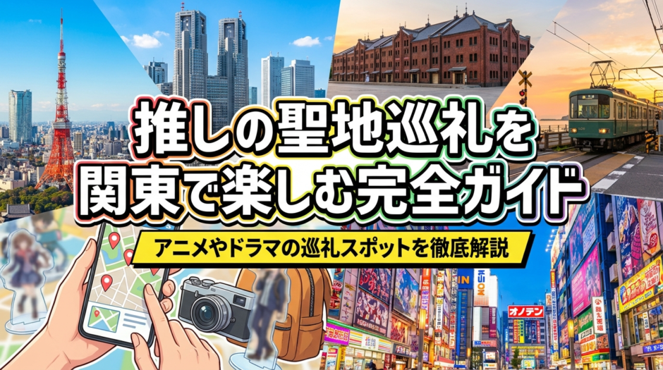 推しの聖地巡礼を関東で楽しむ完全ガイド｜アニメやドラマの巡礼スポットを徹底解説
