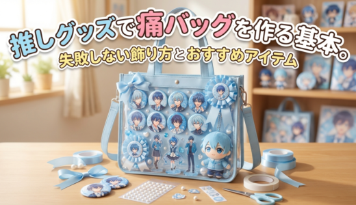 推しグッズで痛バッグを作る基本。失敗しない飾り方とおすすめアイテム