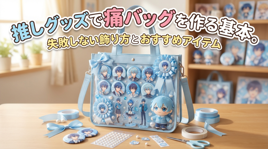 推しグッズで痛バッグを作る基本。失敗しない飾り方とおすすめアイテム