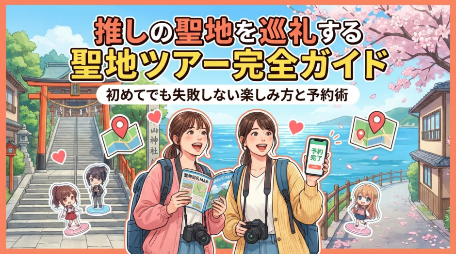 推しの聖地を巡礼する聖地ツアー完全ガイド｜初めてでも失敗しない楽しみ方と予約術