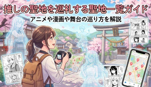 推しの聖地を巡礼する聖地一覧ガイド｜アニメや漫画や舞台の巡り方を解説