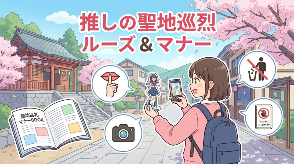 推しの聖地巡礼のルールとは？マナーや守るべき注意点を徹底解説