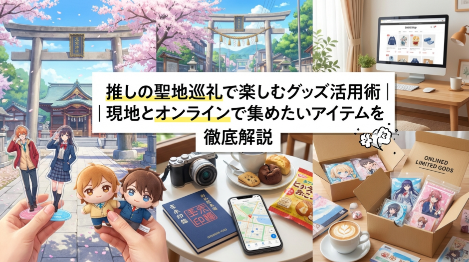 推しの聖地巡礼で楽しむグッズ活用術｜現地とオンラインで集めたいアイテムを徹底解説