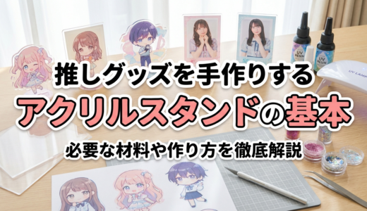 推しグッズを手作りするアクリルスタンドの基本｜必要な材料や作り方を徹底解説