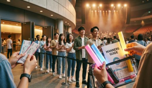 推しへのマナーを現場で守るには？ライブやイベント参戦前に必ず知っておきたい基本ルール