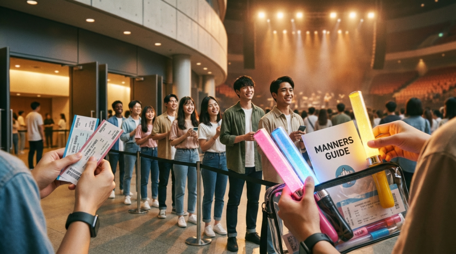 推しへのマナーを現場で守るには？ライブやイベント参戦前に必ず知っておきたい基本ルール