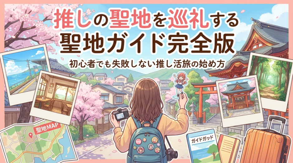 推しの聖地を巡礼する聖地ガイド完全版｜初心者でも失敗しない推し活旅の始め方