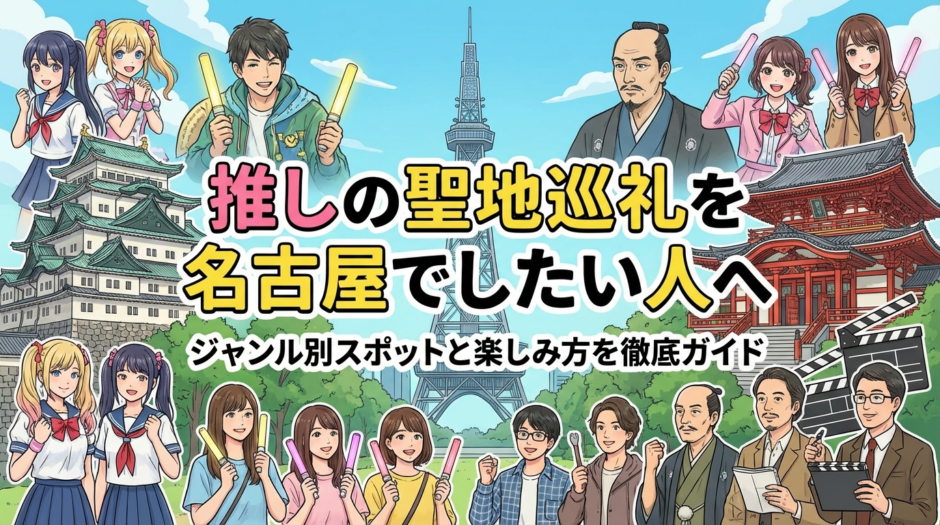 推しの聖地巡礼を名古屋でしたい人へ｜ジャンル別スポットと楽しみ方を徹底ガイド