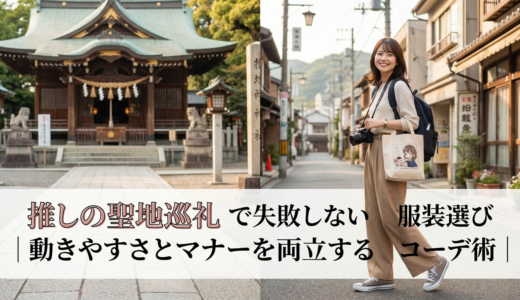 推しの聖地巡礼で失敗しない服装選び｜動きやすさとマナーを両立するコーデ術