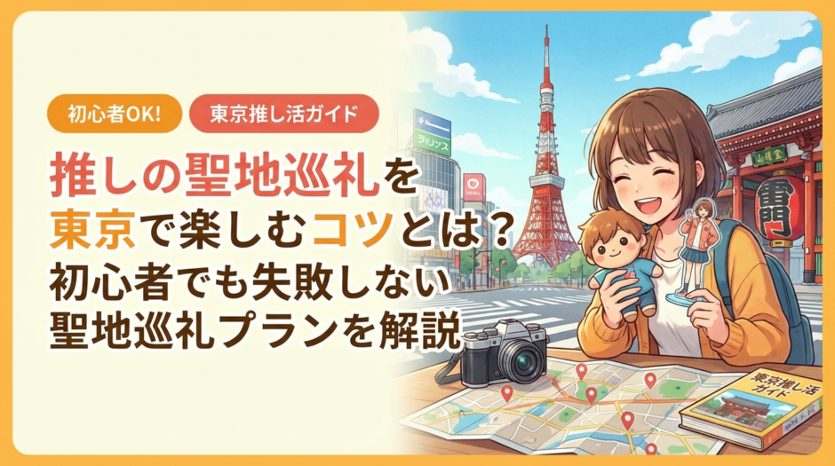 推しの聖地巡礼を東京で楽しむコツとは？初心者でも失敗しない聖地巡礼プランを解説