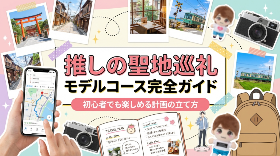 推しの聖地を巡礼するモデルコース完全ガイド｜初心者でも楽しめる計画の立て方