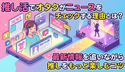 推し活でオタクがニュースをチェックする理由とは？最新情報を追いながら推しをもっと楽しむコツ