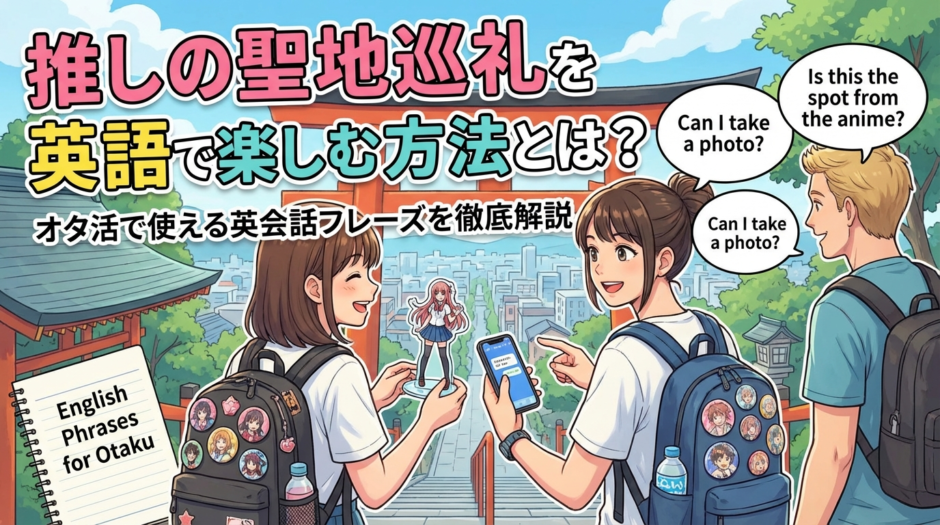 推しの聖地巡礼を英語で楽しむ方法とは？オタ活で使える英会話フレーズを徹底解説
