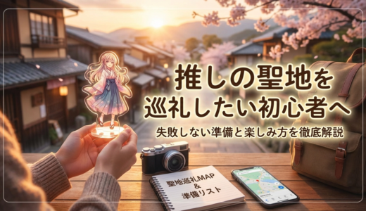推しの聖地を巡礼したい初心者へ｜失敗しない準備と楽しみ方を徹底解説