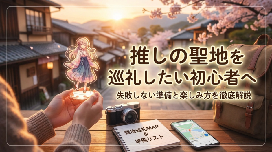 推しの聖地を巡礼したい初心者へ｜失敗しない準備と楽しみ方を徹底解説