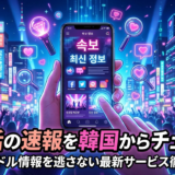 推し活の速報を韓国からチェックする方法とは?韓国アイドル情報を逃さない最新サービス徹底ガイド