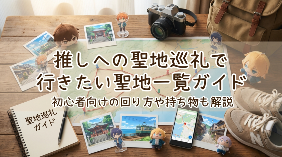 推しへの聖地巡礼で行きたい聖地一覧ガイド｜初心者向けの回り方や持ち物も解説
