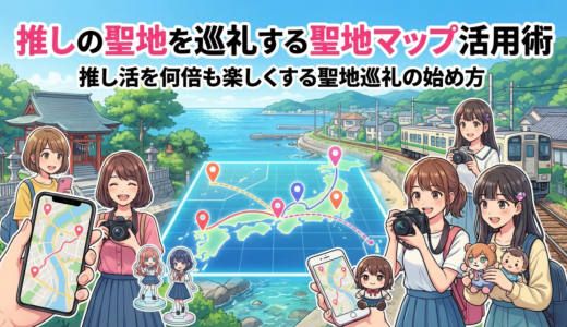 推しの聖地を巡礼する聖地マップ活用術｜推し活を何倍も楽しくする聖地巡礼の始め方