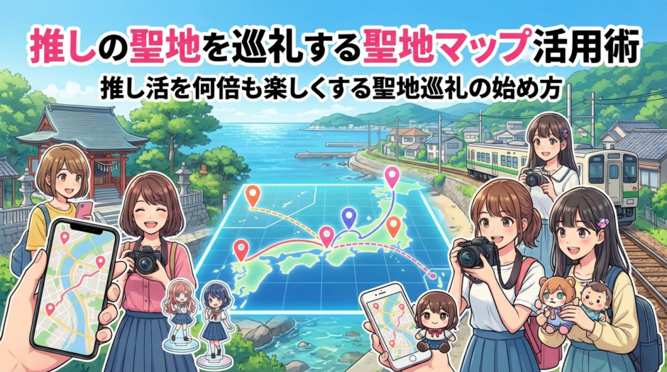 推しの聖地を巡礼する聖地マップ活用術｜推し活を何倍も楽しくする聖地巡礼の始め方